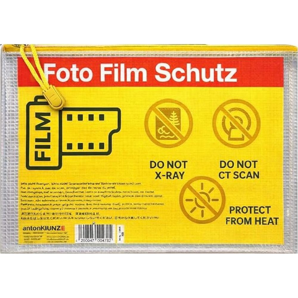 Domke Filmguard Fotofilmschutztasche A5 für 10 x 35-mm-/120-mm-Filme – Gelb