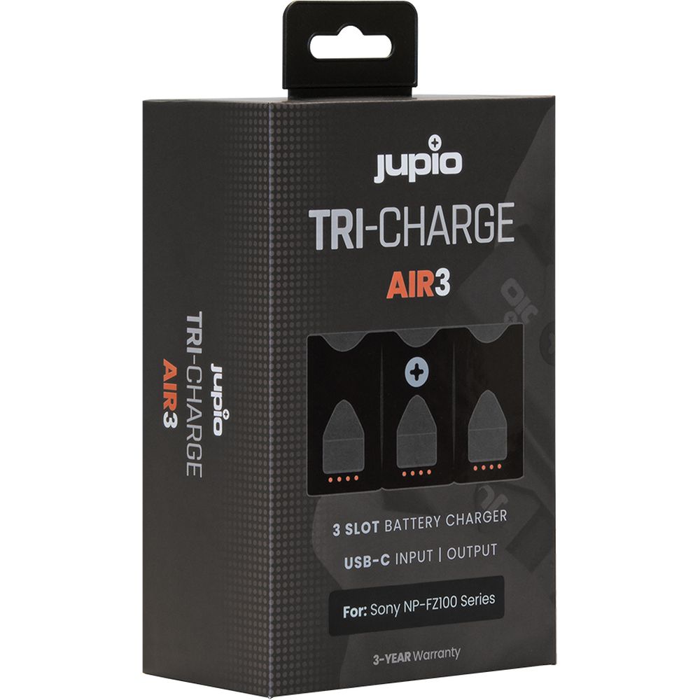 Jupio Tri-Charge AIR3 Sony FZ100 Series