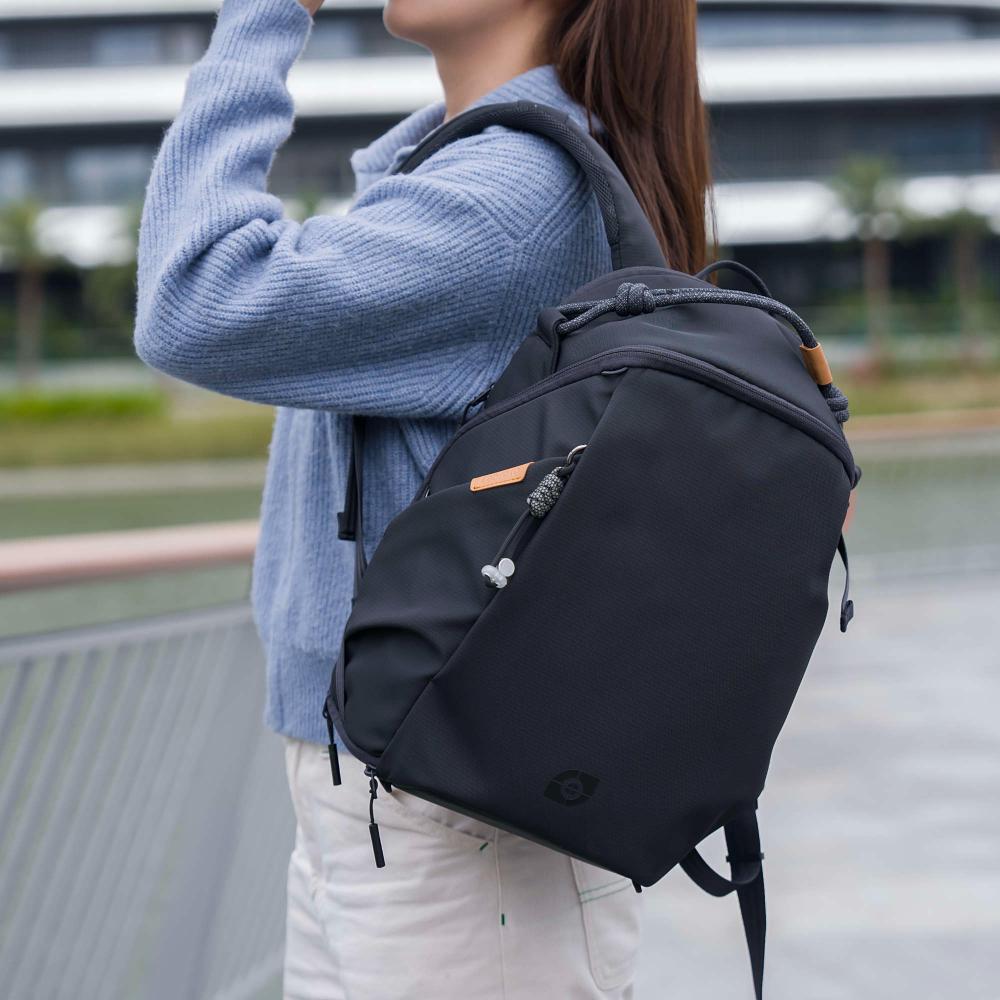 Leofoto Daily Lite Series Backpack 23L - Blau inkl. Kamera-Cube