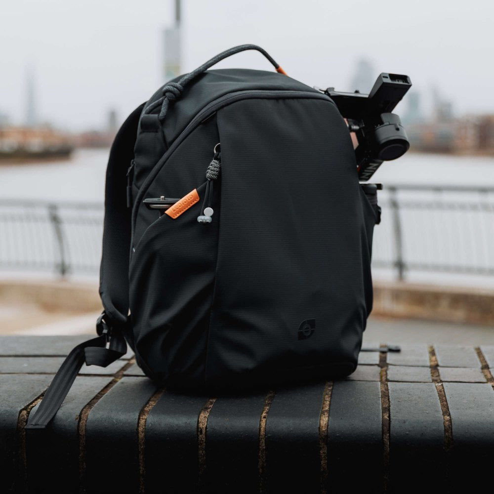 Leofoto Daily Lite Series Backpack 23L - Blau inkl. Kamera-Cube