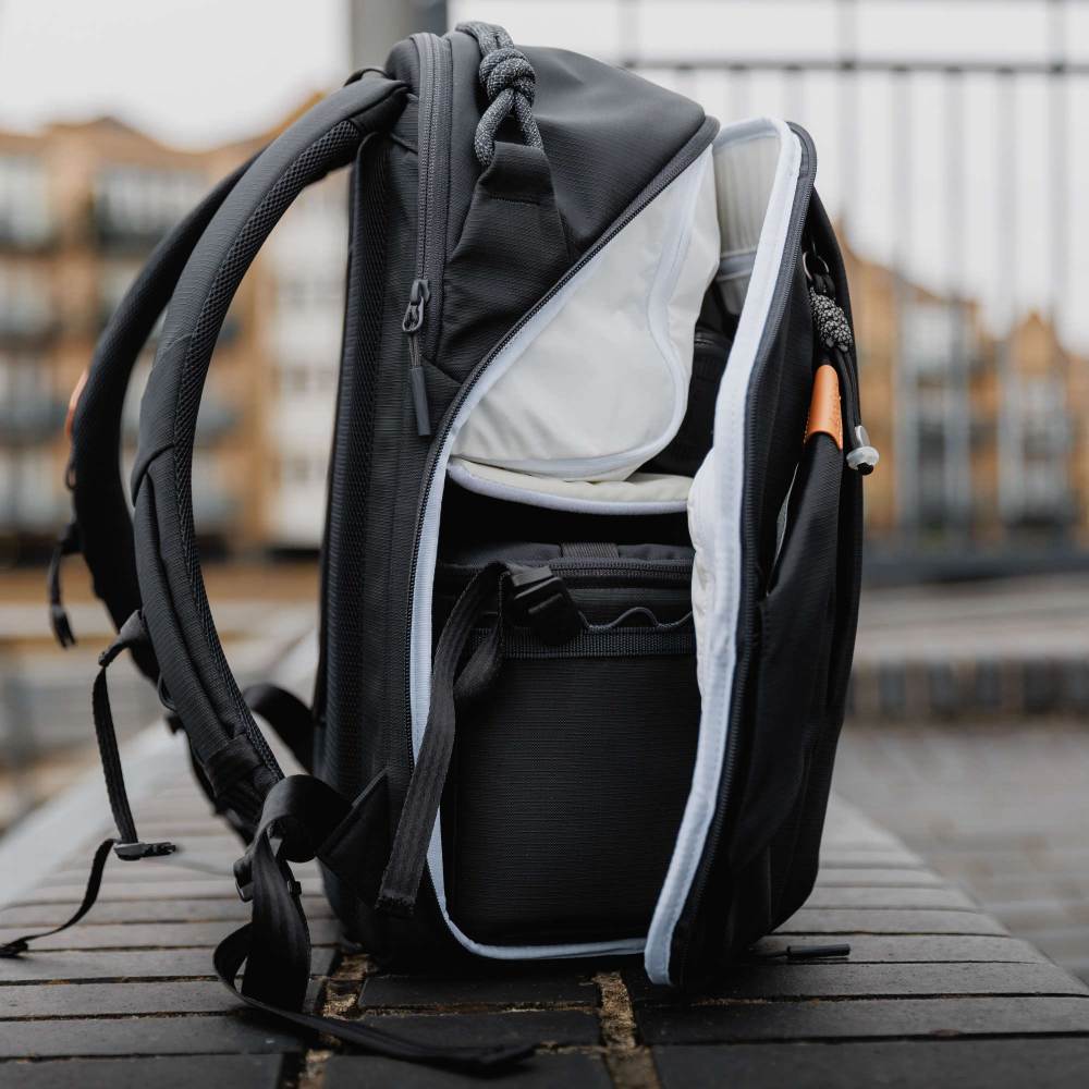 Leofoto Daily Lite Series Backpack 17L - Blau inkl. Kamera-Cube