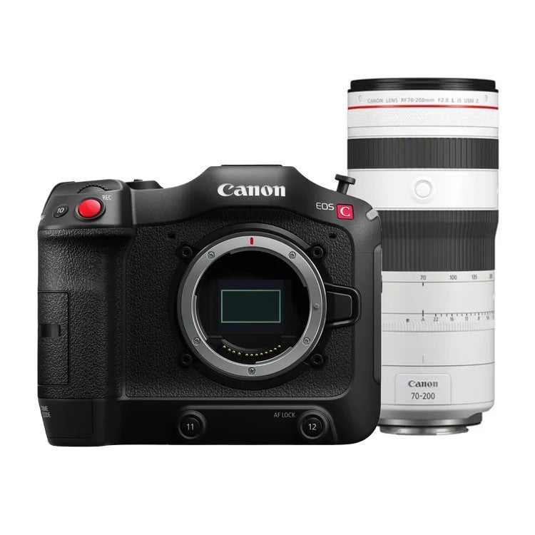 Canon EOS C70 Gehäuse + RF 70-200mm f/2.8L IS USM Z - White