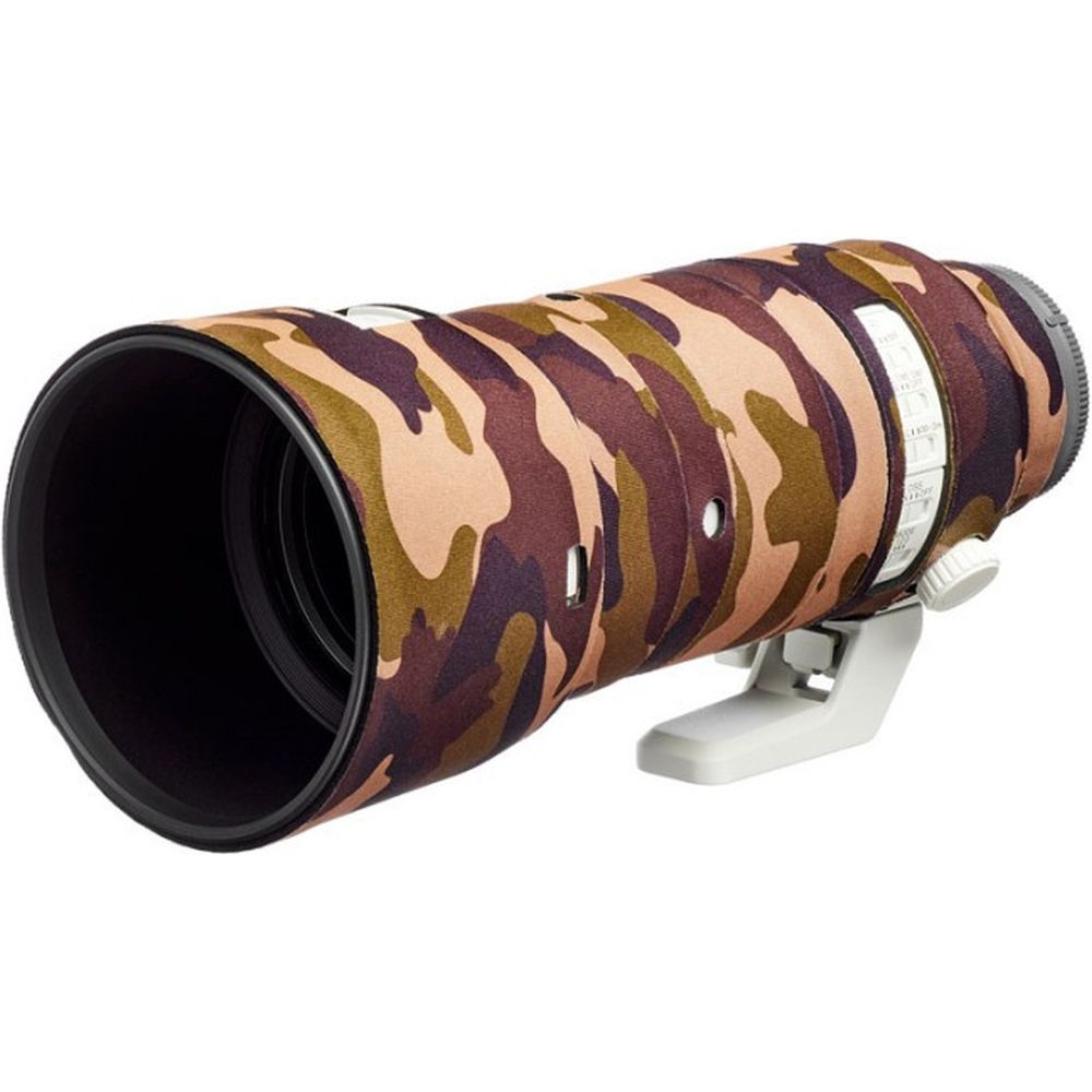 easyCover Objektivabdeckung Eiche für Sony FE 70-200mm f/2.8 GM OSS II Braune Tarnung