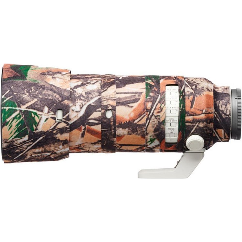 easyCover Objektivabdeckung Eiche für Sony FE 70-200mm f/2.8 GM OSS II Waldtarnung