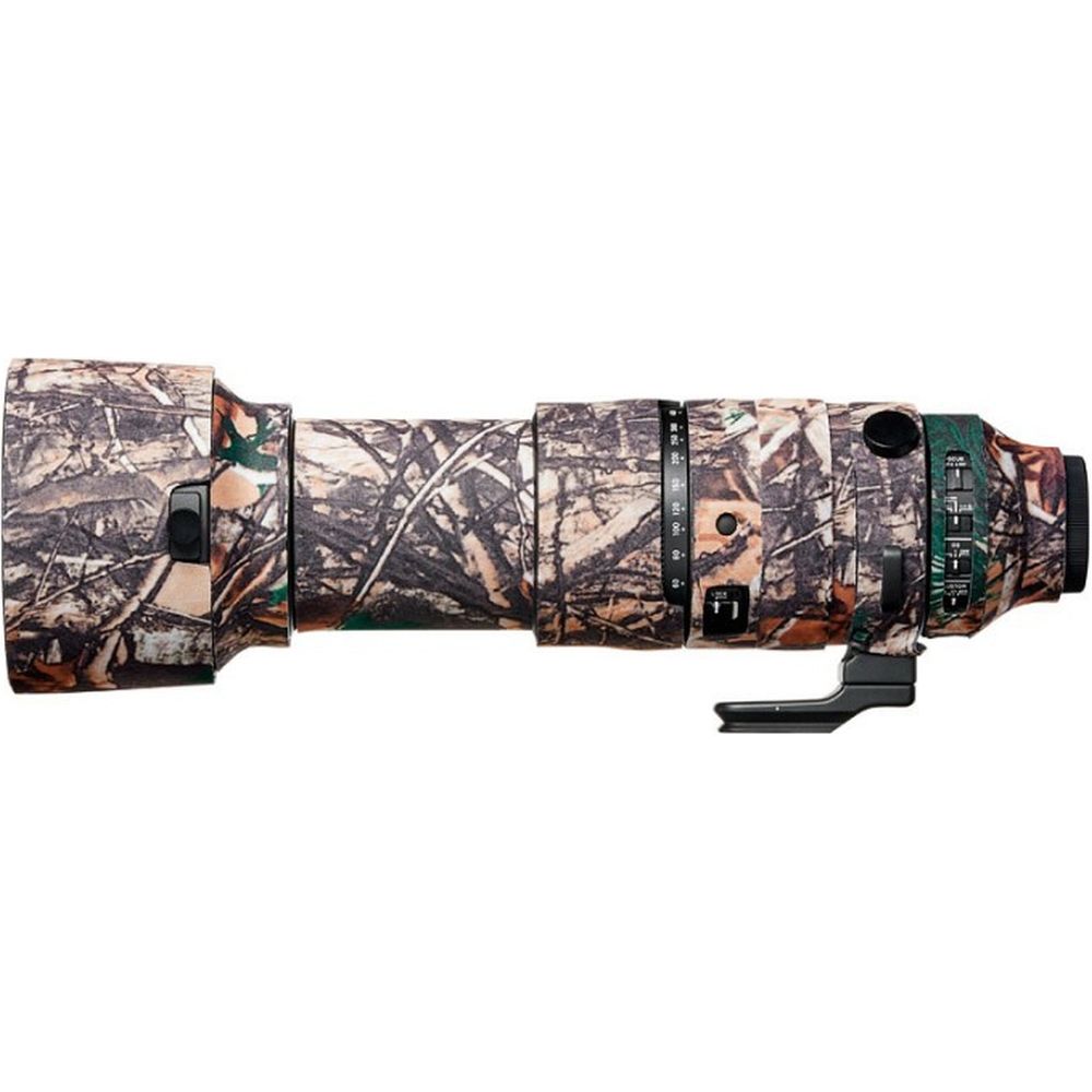 easyCover Objektivabdeckung Eiche für Sigma 60-600mm f/4.5-6.3 DG OS HSM | S (Sony E / Leica L) Waldtarnung