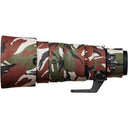 easyCover Objektivabdeckung Eiche für Nikon Z 400mm f/4.5 VR S Grün-Camouflage