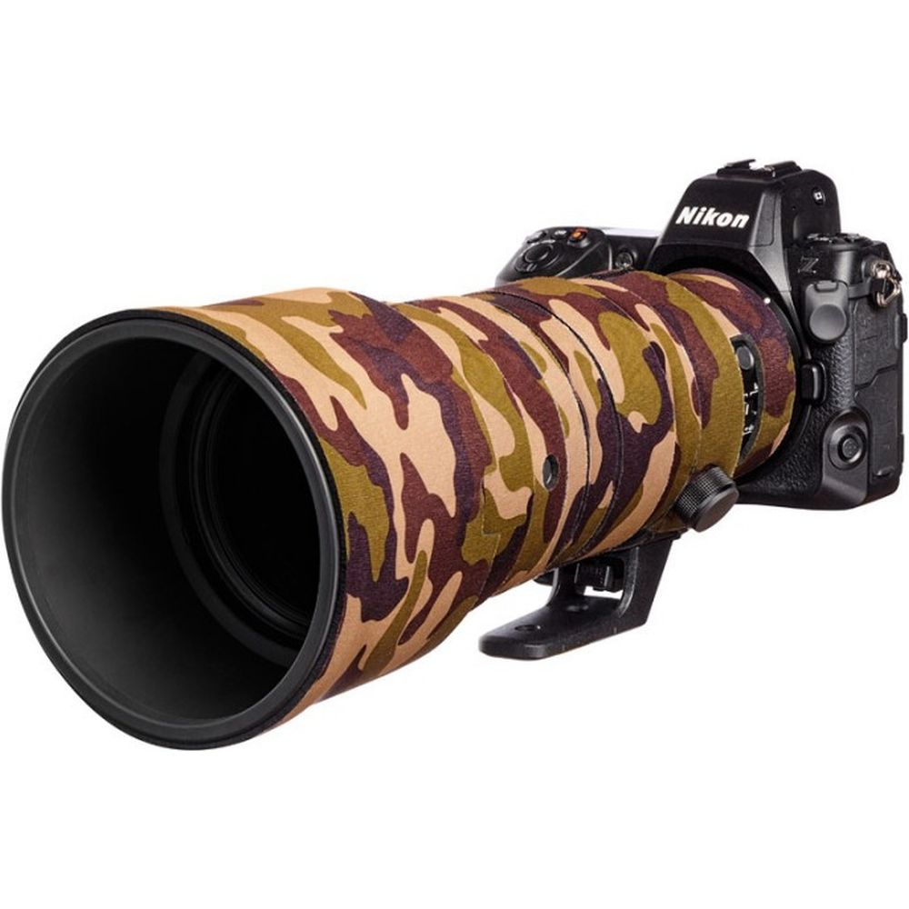 easyCover Objektivabdeckung Eiche für Nikon Z 400mm f/4.5 VR S Braune Tarnung