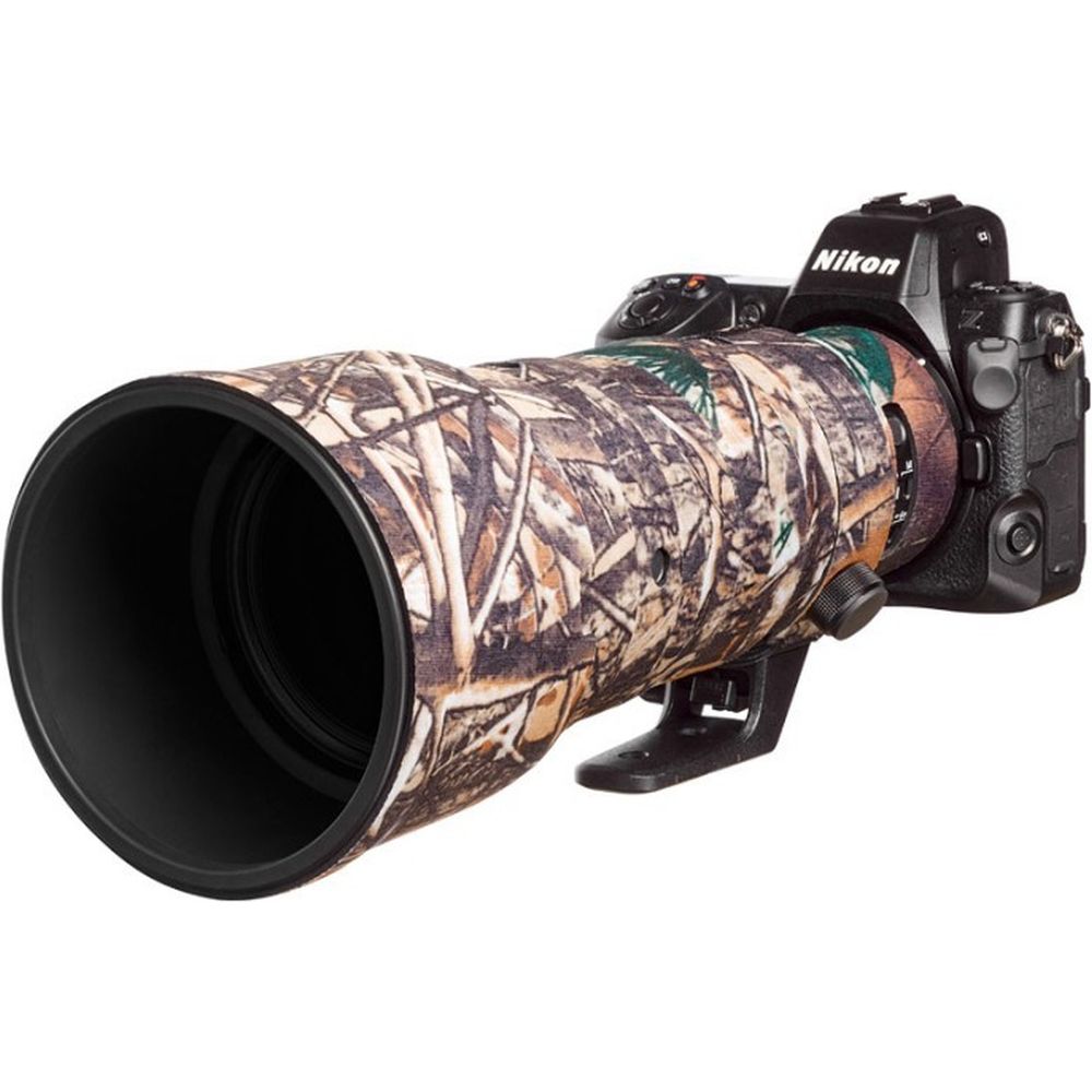 easyCover Objektivabdeckung Eiche für Nikon Z 400mm f/4.5 VR S Waldtarnung