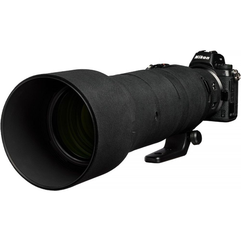easyCover Objektivschutzhülle Eiche für Nikon Z 180-600mm f/5.6-6.3 VR Schwarz