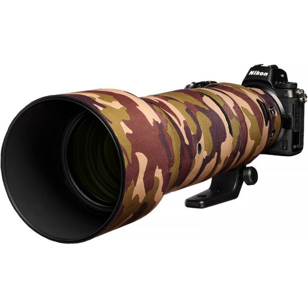 easyCover Objektivabdeckung Eiche für Nikon Z 180-600mm f/5.6-6.3 VR Braune Tarnung