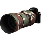 easyCover Objektivabdeckung Eiche für Sigma 100-400mm f/5-6.3 DG DN OS | C (Sony E / Leica L) Grüne Tarnung