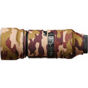 easyCover Objektivabdeckung Eiche für Sigma 100-400mm f/5-6.3 DG DN OS | C (Sony E / Leica L) Braune Tarnung