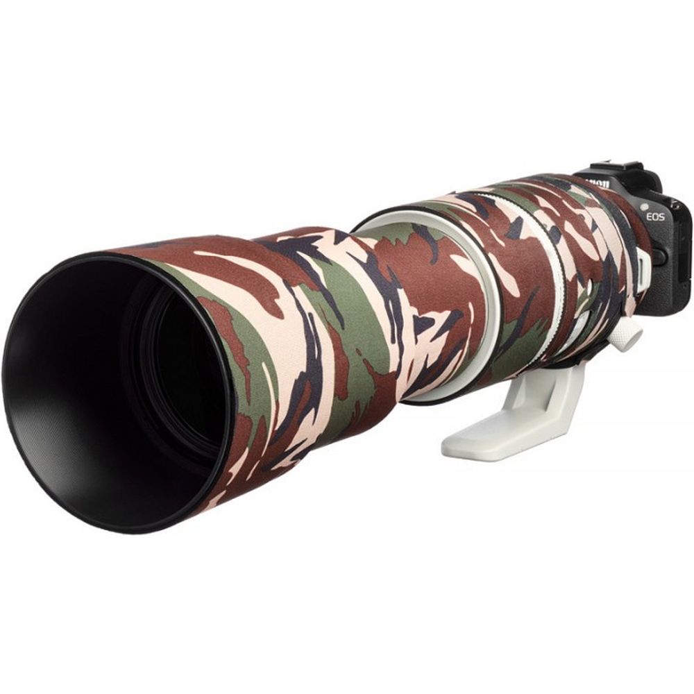 easyCover Objektivabdeckung Eiche für Canon RF 200-800mm f/6.3-9 IS USM Grün-Camouflage