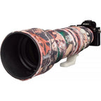 easyCover Objektivabdeckung Eiche für Sony FE 400-800mm f/6.3-8 G OSS Waldtarnung