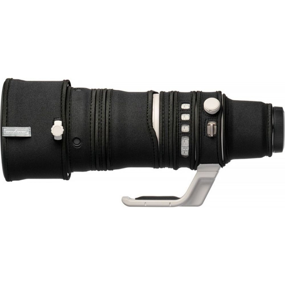easyCover Objektivabdeckung Eiche für Canon RF 100-300mm f/2.8L IS USM Schwarz