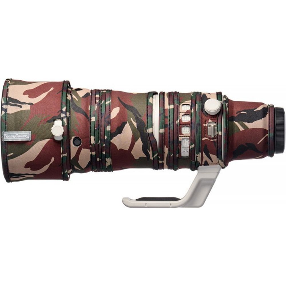 easyCover Objektivabdeckung Eiche für Canon RF 100-300mm f/2.8L IS USM, Grün-Camouflage