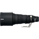 easyCover Objektivabdeckung Eiche für Canon RF 400mm f/2.8L IS USM Schwarz