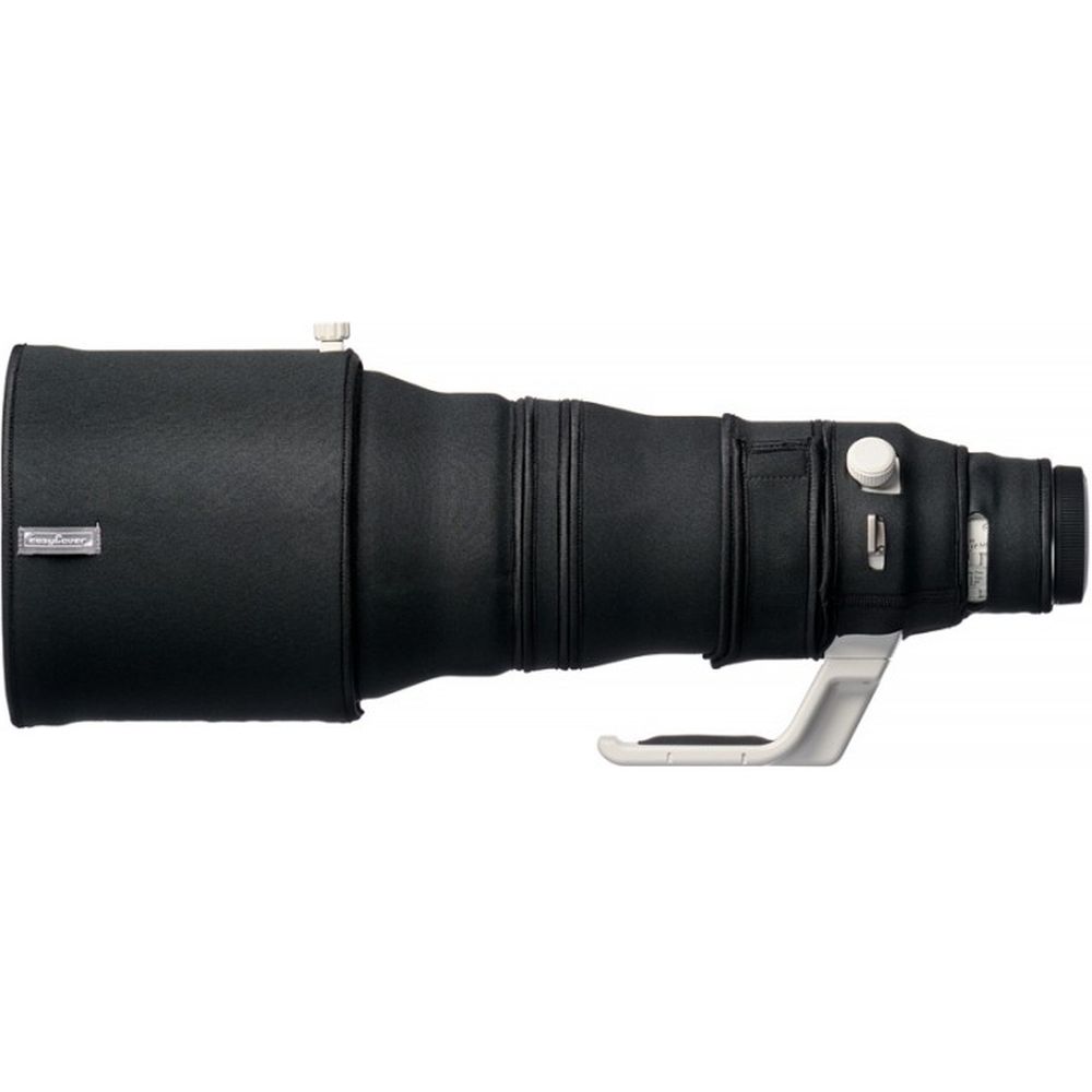 easyCover Objektivabdeckung Eiche für Canon RF 400mm f/2.8L IS USM Schwarz