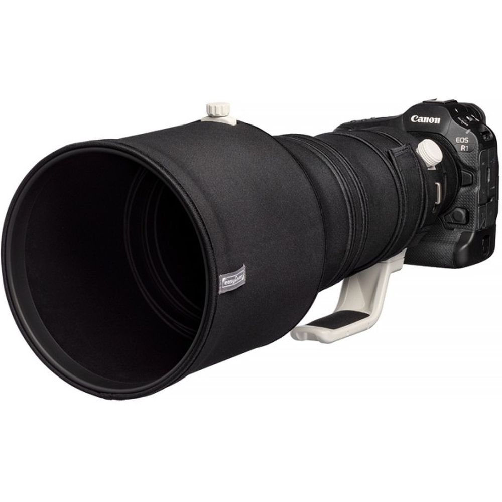 easyCover Objektivabdeckung Eiche für Canon RF 400mm f/2.8L IS USM Schwarz