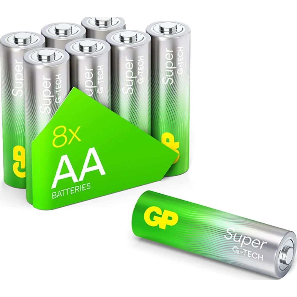 GP Alkaline Super AA Batterie 1,5V (8x)