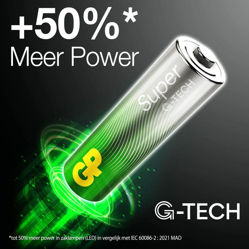 GP Alkaline Super AA Batterie 1,5V (8x)