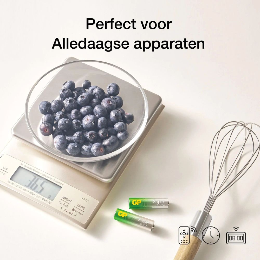 GP Alkaline Super AA Batterie 1,5V (8x)