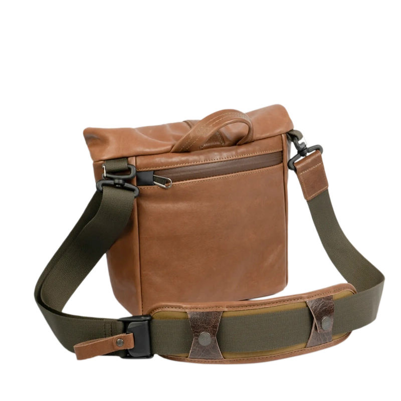 Wotancraft Pilot Travel Kamera Bag 3,5L – Braunes Leder