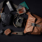 Wotancraft Pilot Travel Kamera Bag 3,5L – Braunes Leder