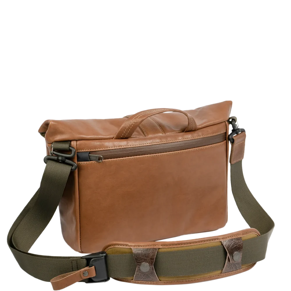 Wotancraft Pilot Travel Kamera Bag 7L – Braunes Leder