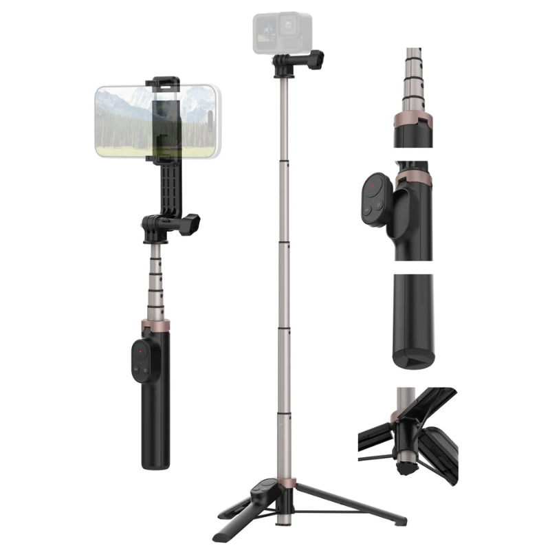 Telesin Vlog Remote Selfie-Stick - 60 cm