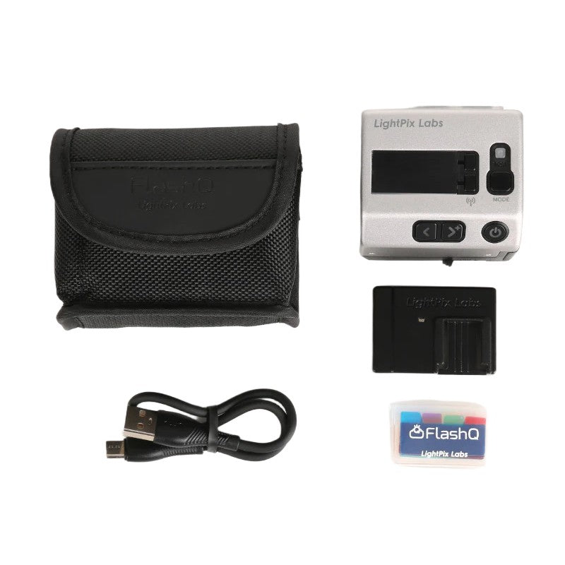 LightPix Labs FlashQ FM2 Reportageblitz Fujifilm - Silber
