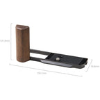 SmallRig 5945 L-förmige Montageplatte mit Holzgriff für Panasonic S9