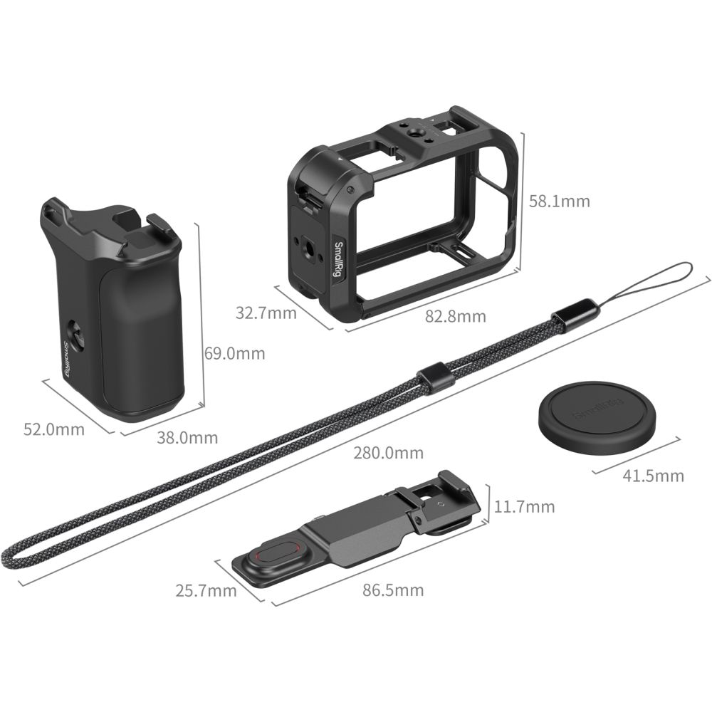 SmallRig 6037 Cage Kit für DJI Osmo Action 6