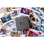 Fujifilm X Half Schwarz + INSTAX Link WIDE Mocha Gray