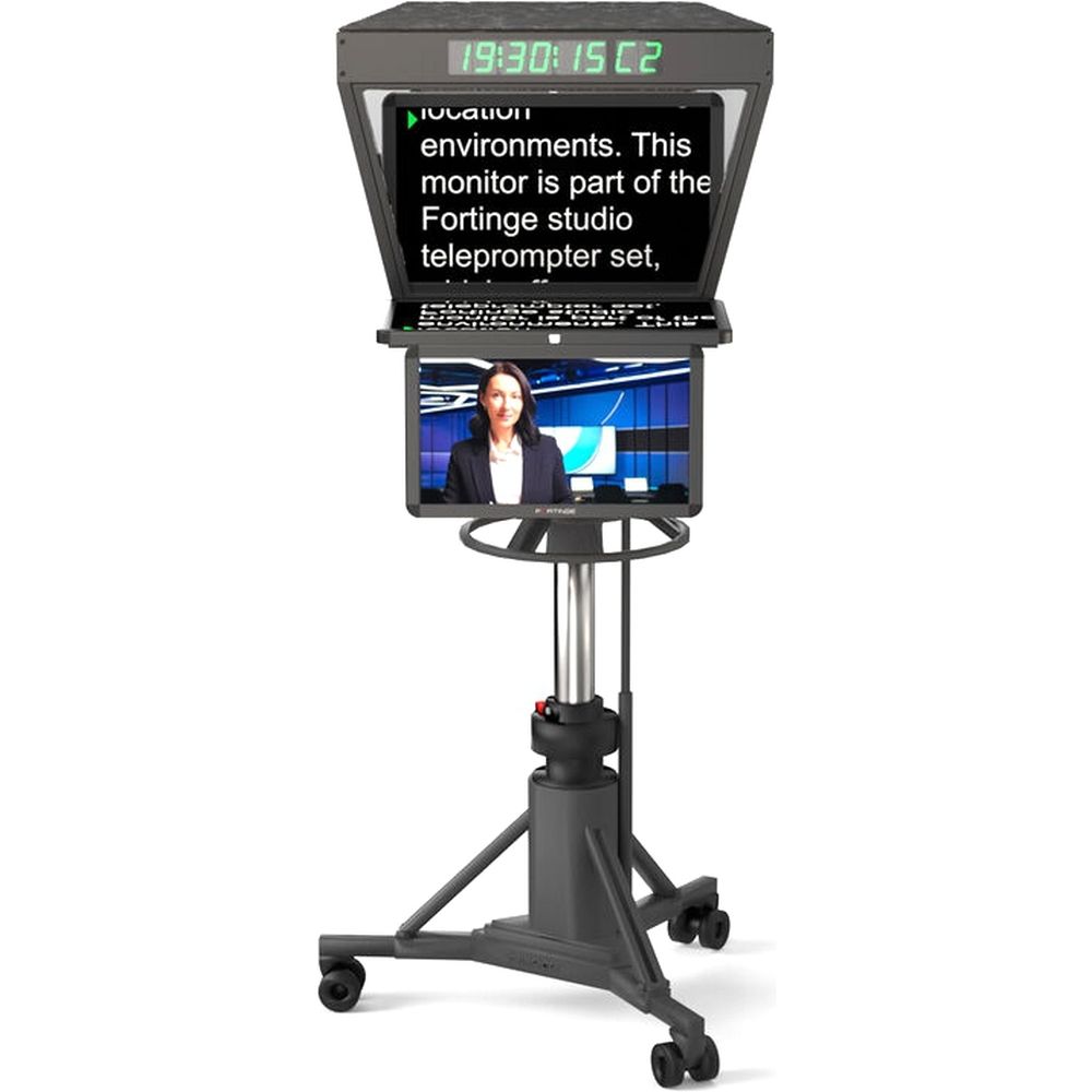 Fortinge ROBO 21-SDI 21-Zoll-Studio-Teleprompter mit SDI-Ein-/Ausgang für PTZ-Kameras