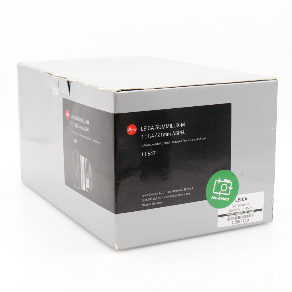 Leica 11647 Summilux-M 21mm F/1.4 ASPH. used