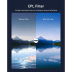 Telesin CPL/VND2-32/Black Mist Filter Kit für DJI Osmo Pocket 3