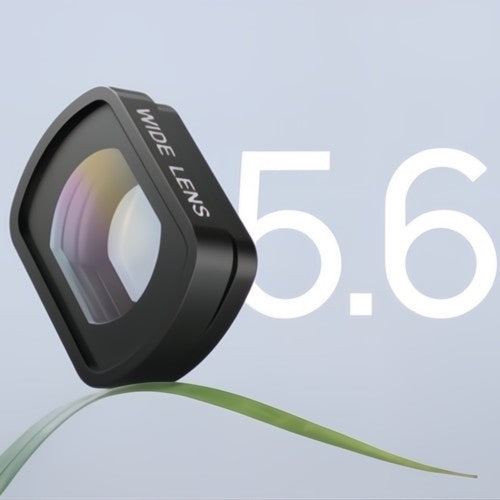 Telesin Weitwinkellinse 0.72x für DJI Osmo Pocket 3