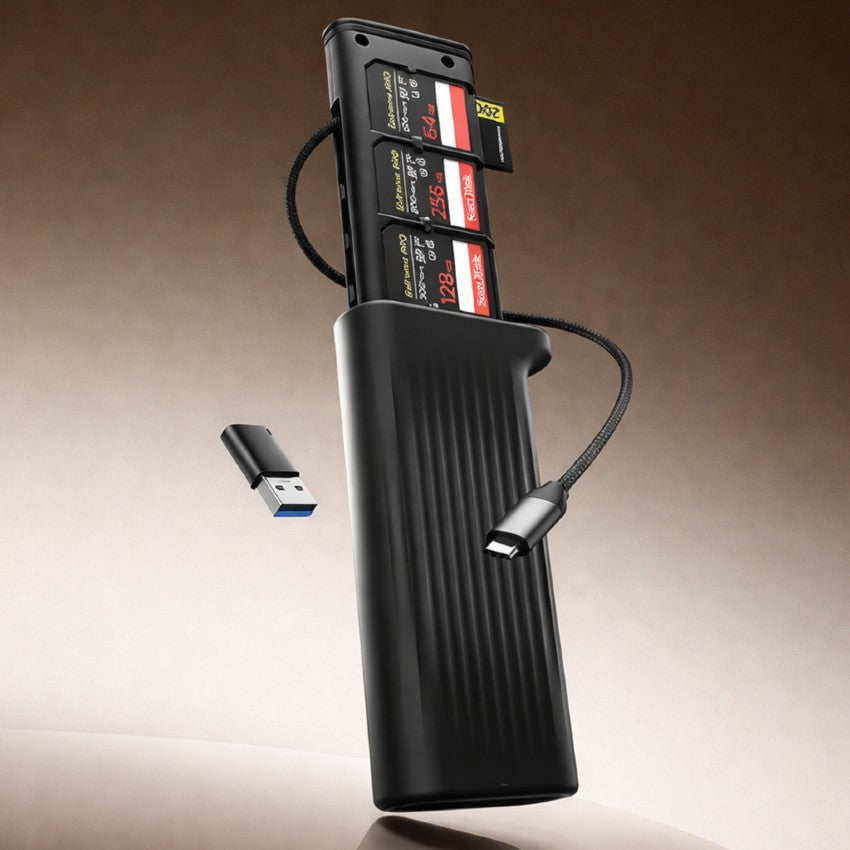 Ulanzi Card reader Case CR2 SD, MicroSD, SIM - Schwarz