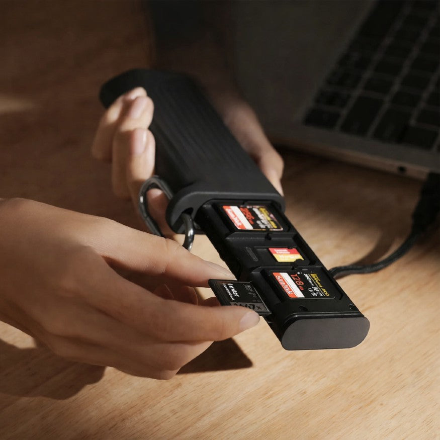 Ulanzi Card reader Case CR2 SD, MicroSD, SIM - Schwarz