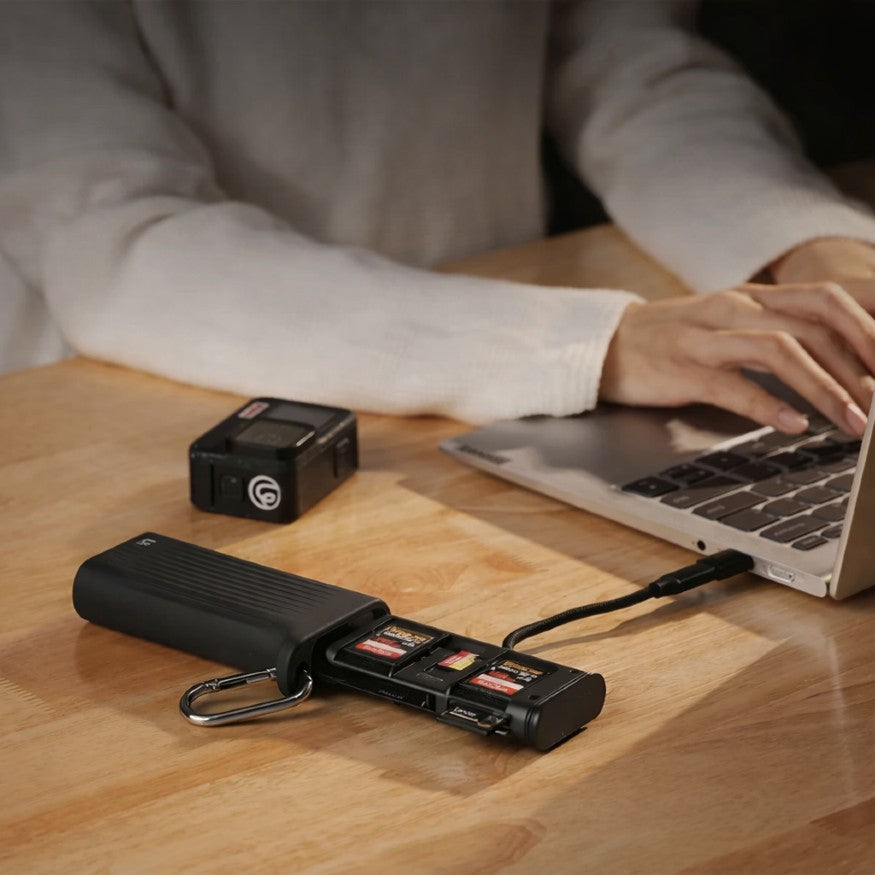 Ulanzi Card reader Case CR2 SD, MicroSD, SIM - Schwarz