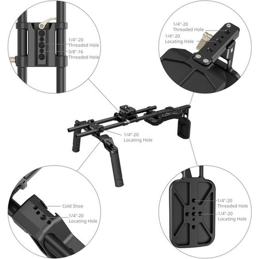 SmallRig 4480B Schulter-Rig-Kit (Klassische Version)