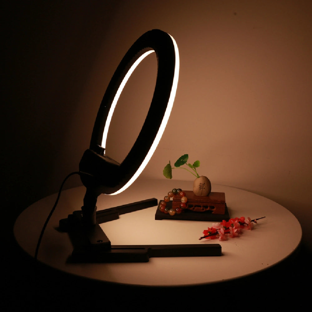 Nanlite Halo 14 LED Ringlampe + Tischständer