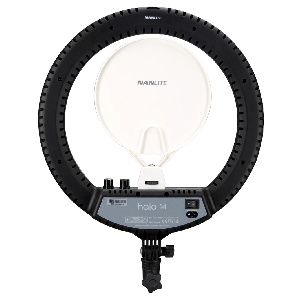 Nanlite Halo 14 LED Ringlampe + Tischständer