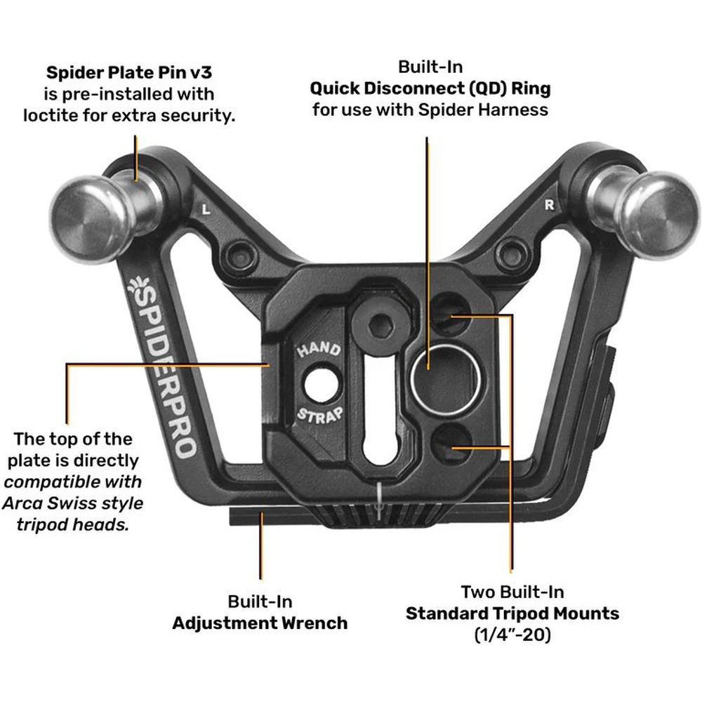 Spider SpiderPro Einzelkamerasystem V3, Schwarz