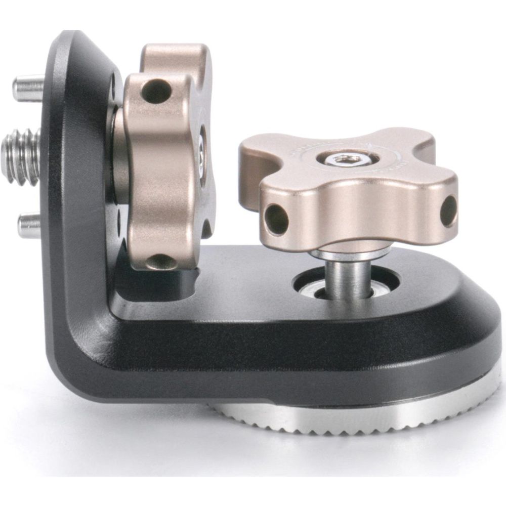 Tilta Winkel-Rosettenadapter auf 1/4"-20 mit Positionierstiften – Schwarz