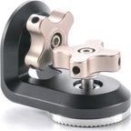 Tilta Winkel-Rosettenadapter auf 1/4"-20 mit Positionierstiften – Schwarz