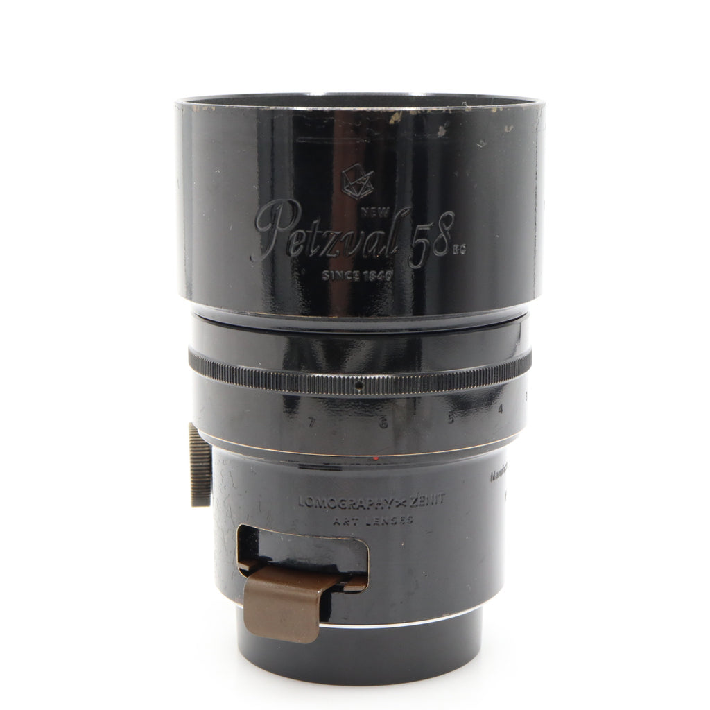 Lomography Petzval 58mm F/1.9 Bokeh Control Art schwarz Nikon F gebraucht