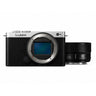 Panasonic Lumix S9 Gehäuse Silber/Schwarz + Lumix S 40mm f/2.0 - Schwarz