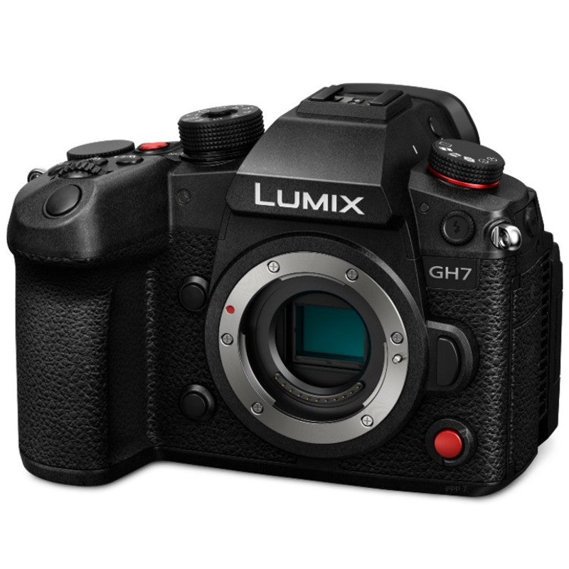 Panasonic Lumix DC-GH7 + Lumix DMW-DMS1E Digitales Shotgun-Mikrofon
